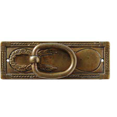 MANIGLIA PER MOBILI '5038/A4' 33x101 mm - Patinato antico