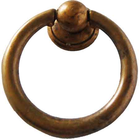 POIGNÉE DE MEUBLE « 09202 » 33x39 mm – Laiton antique