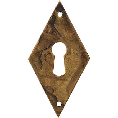 BOCCHETTA PER MOBILI '30667' VERTICALE 25x49 mm - Ottone antico