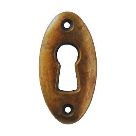 BOCCHETTA PER MOBILI '8065' 18x35 mm - Patinato antico