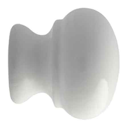BOUTON BOIS LAQUÉ "101" Ø 30 - Blanc