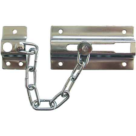 CATENA DI SICUREZZA IN FERRO PER PORTE Zincata