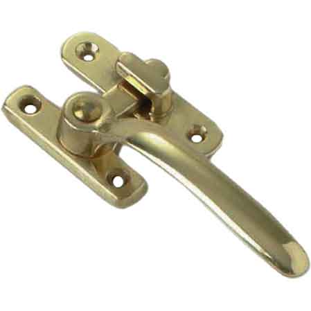 MANIGLIA DA BLOCCO  Dx - Ottone lucido