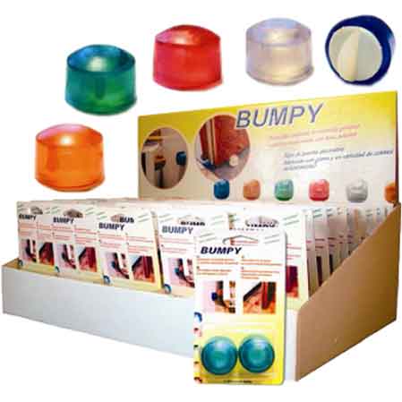PARACOLPO 'BUMPY' Trasparente neutro - blister 2 pezzi
