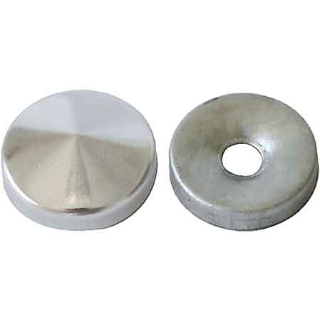 BORCHIA COPRIVITE BOMBATA 12 mm - Ottone lucido