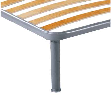 KIT PIEDI IN METALLO PER LETTI Ø 50 mm - h 350 mm - Confezione 4 Pezzi