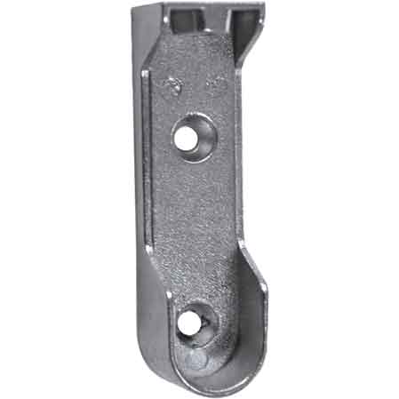REGGITUBO LATERALE TUBO OVALE 15x30 mm - Nichelato