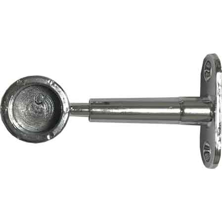 REGGITUBO LATERALE CHIUSO TONDO Ø 18 mm - Cromato