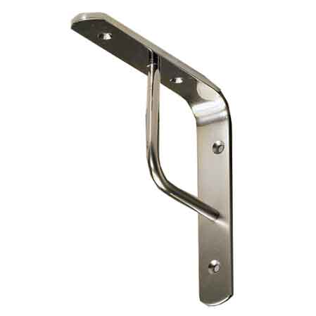 REGGIMENSOLA A SQUADRA  25 cm - Ottone lucido