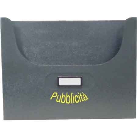 CASSETTA PORTA PUBBLICITA' mm 340x50x260h - Antracite