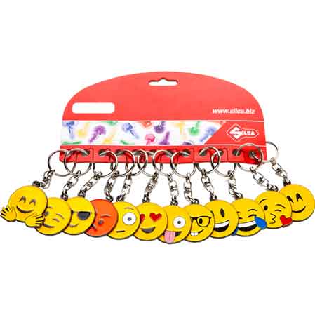 PORTACHIAVI 'EMOJI' SILCA Confezione 12 pezzi
