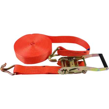 CINGHIA DI ANCORAGGIO CON CRICCHETTO G. UNCINO '50' 50 mm x 12 mt - Portata 1500-3000 Kg