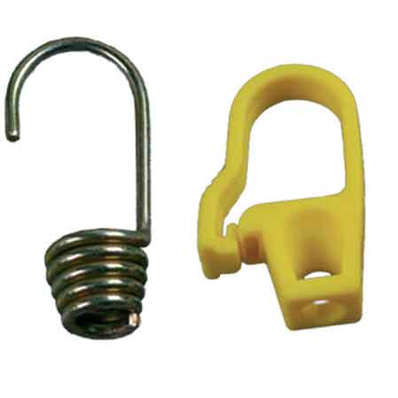 GANCIO PER TRECCIA ELASTICA CARDINALE In acciaio