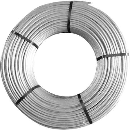 CÂBLE ACIER GALVANISÉ COMMERCIAL Ø 6 mm - rouleau 10 mt
