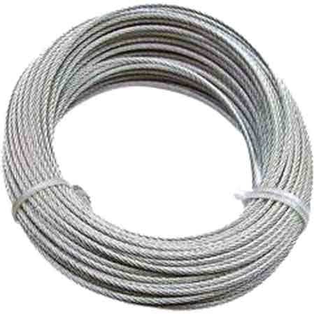 CÂBLE GALVANISÉ ANTI-GIRATOIRE Ø 6 mm - rouleau 25 m