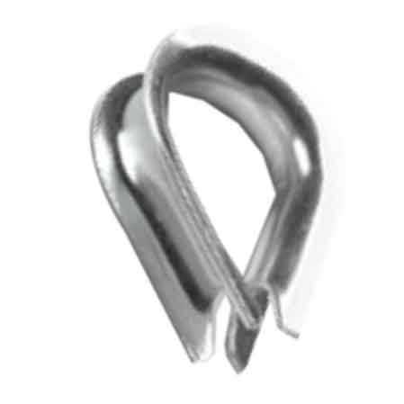 COSSE À COEUR POUR CÂBLE Ø câble 12 mm