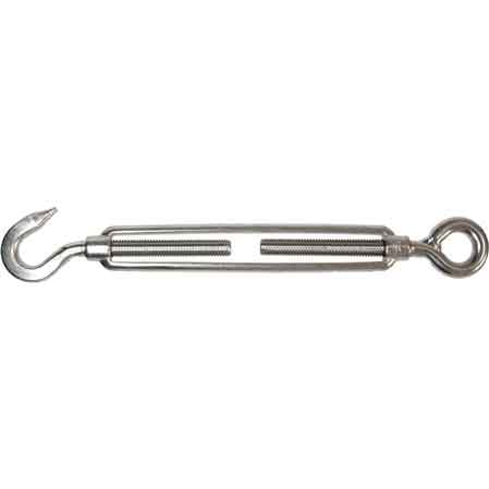 TENDITORE AD OCCHIO E GANCIO INOX 6 mm