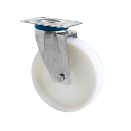 RUOTA INDUSTRIALE GIREVOLE ART. 119 AVO 100x30 mm - portata 150 kg