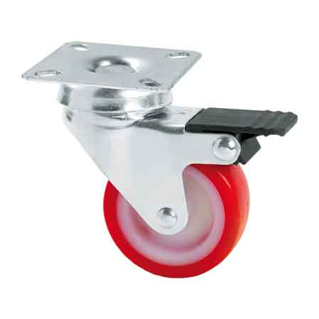 RUOTA ARREDAMENTO ART. 235BIS AVO C/FRENO 50 mm - portata 20 kg