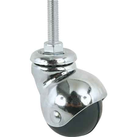 ROULETTE DE MEUBLE ART. 165B AVO 30 mm - filet. M8 - charge 20 kg