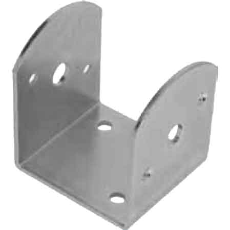 PIASTRA AD 'U' PER TRAVI INCLINATE  80x85x80 mm