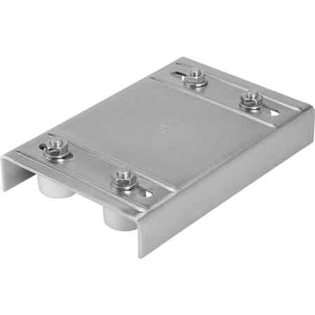 PIASTRA DI GUIDA SUPERIORE A 4 RULLI 200x145 mm