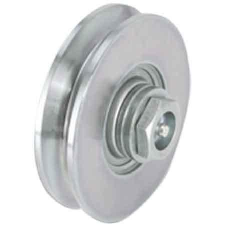 RUOTA CON BULLONE PER CANCELLI C/INGRASSATORE 100 mm