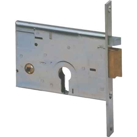 SERRATURA ELETTRICA DA INFILARE A CILINDRO DA FASCIA ART. 14010/14011 CISA E58 Dx - Frontale 16 mm -