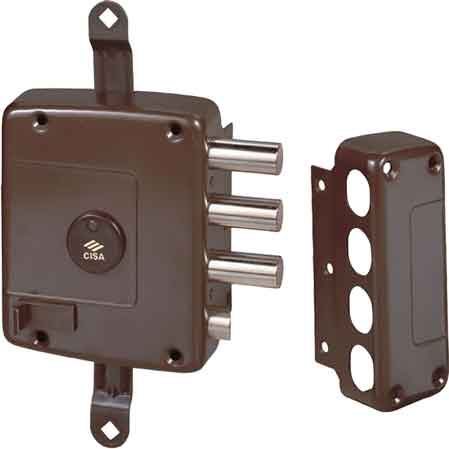 SERRURE EN APPLIQUE À DOUBLE GORGE ART. 57167 CISA E64 Dr