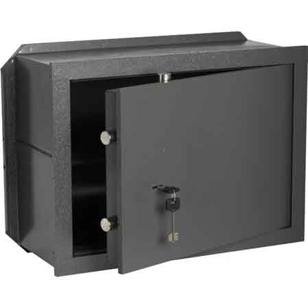 CASSAFORTE CON CHIAVE ART. 82010 CISA 420(L)x200(P)x300(H) mm, 2 Cat. Orizz., 2 Cat. Vert. - 1 ripia