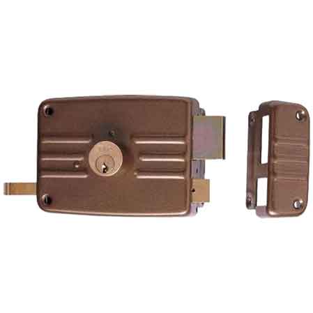 SERRURE À APPLIQUER POUR PORTILLON ART. 431 ISEO E60 Dte - 3 Pênes