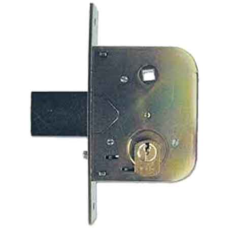 SERRATURA AD INFILARE PER CANCELLI ART. 604 ISEO E45 - Scatola 83x105 mm