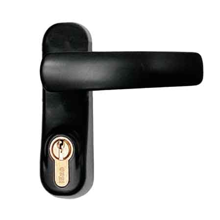 COMMANDE EXTÉRIEURE POUR BARRE ANTI-PANNIQUE ART. 940 ISEO Couleur Noir