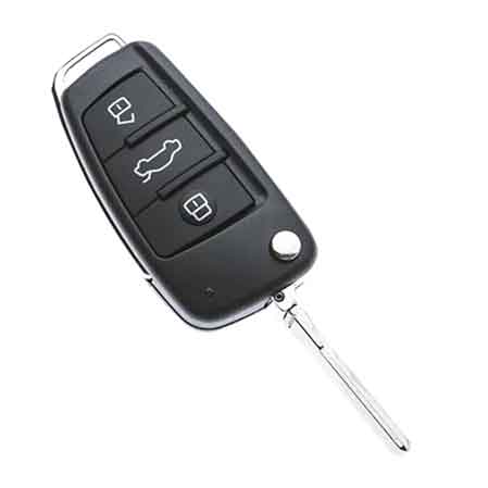 COQUE DE CLÉ DE VOITURE AUDI 'HU66ARS8' 3 Boutons