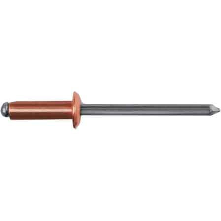RIVETTO A STRAPPO 'RAME' 3,4x7 mm - Confezione 100 pezzi