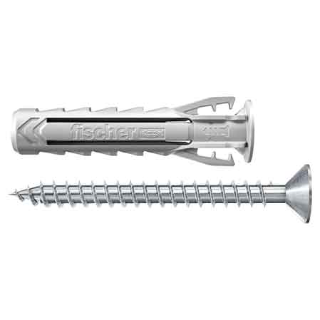 DÜBEL MIT SCHRAUBE „SX PLUS“ Ø 6x30 mm – Schraube 4,5x40 mm