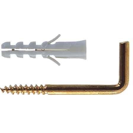 TASSELLO CON GANCIO APPENDIQUADRI SX 4G - Ø 4x20 mm - confezione 10 pezzi