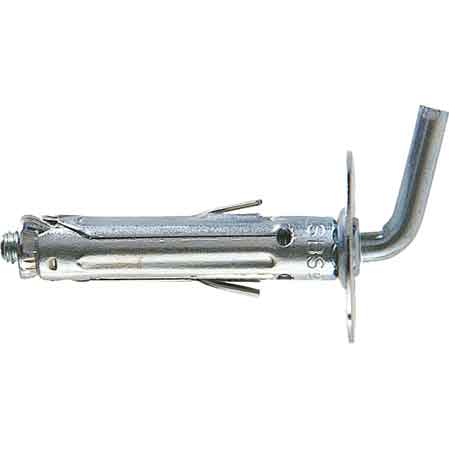 TASSELLO CON GANCIO CORTO IN ACCIAIO SBS 9/8 - Ø 9x45 mm