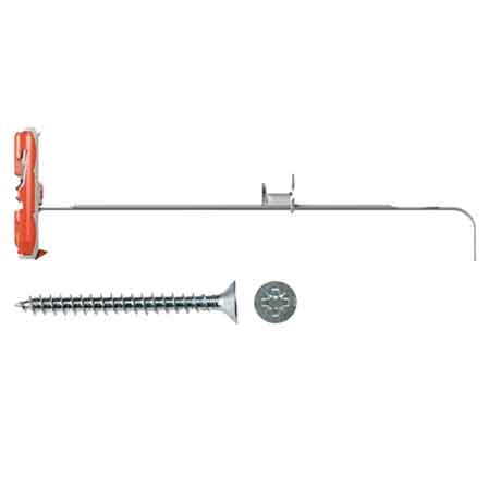 CHEVALET BASCULANT AVEC VIS « DUOTEC S » Ø trou 10 mm - vis 5x50 mm