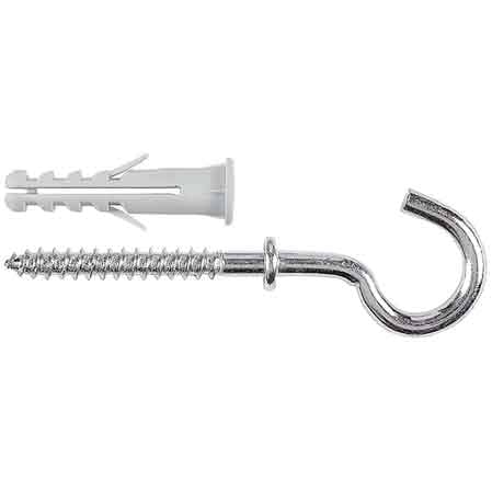 ÖSEN-DÜBEL OFFEN 'MH01' Ø 6x30 mm - Schraube 4,5x35 mm - Packung 10 Stück