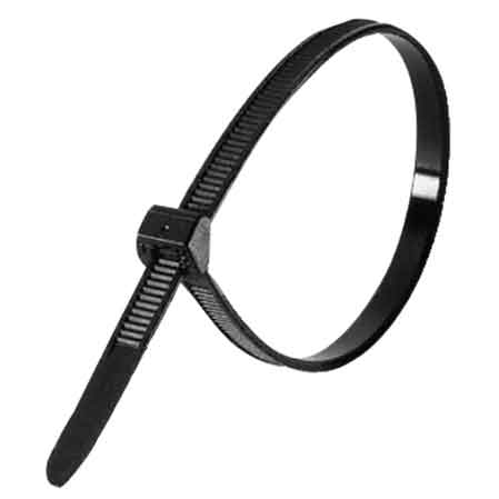 COLLIER DE SERRAGE 7,6x540 mm - Noir