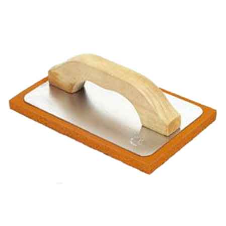 FRATTONE IN GOMMASPUGNA LEVIGATO 22 22x14 cm - spessore 14 mm - arancio (morbida)
