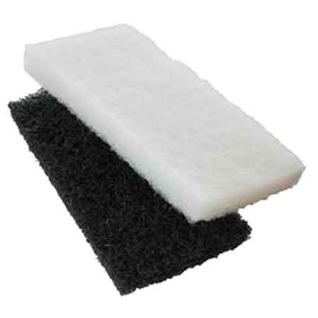 RICAMBIO TAMPONE IN FIBRA 25x12 cm - Bianco