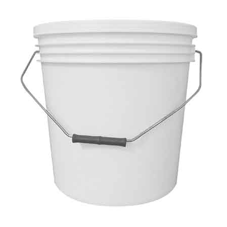 SECCHIO IN PLASTICA CON COPERCHIO 14 lt - Ø 30 x h. 29 cm