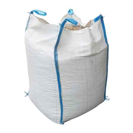 SACCONE IN POLIPROPILENE FONDO CHIUSO 'BIG BAG' cm 90x90x120h - Port. 1500 Kg