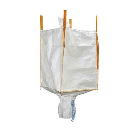 SACCONE IN POLIPROPILENE CON VALVOLA DI SCARICO 'BIG BAG' cm 90x90x120h - Port. 1000 Kg