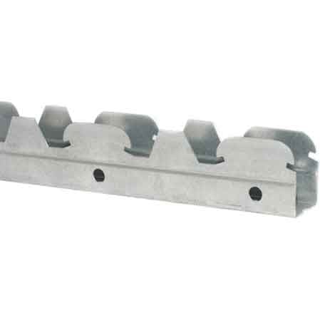 PROFILO GUIDA A SCATTO PER CARTONGESSO 411x29x41 mm - barra 3 mt - spessore 7/10