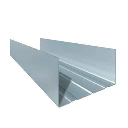 PROFILO GUIDA A 'U' PER CARTONGESSO 20x20x20 - barra da 3 mt - spessore 6/10