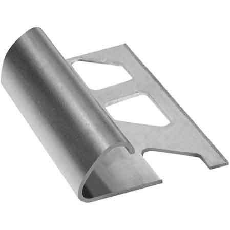 PROFILO 'JOLLY' PER RIVESTIMENTI TONDO INOX H. 8 mm - lucido - 2,50 mt