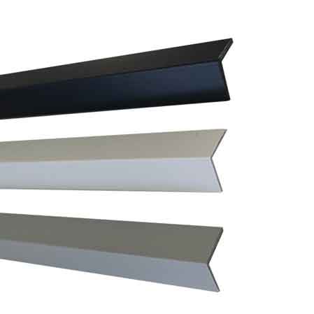 PARASPIGOLO LISCIO Colore Bianco, 16x16 mm - Barra 2,90 mt
